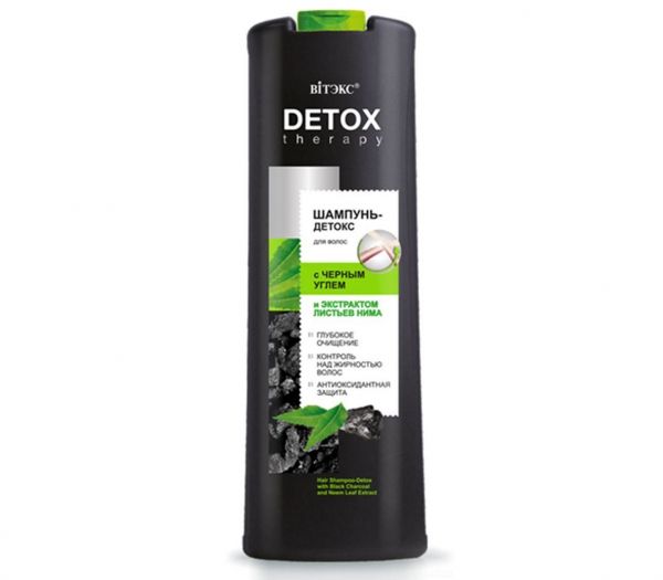 Black Charcoal & Neem Leaf Detox Hair Shampoo (500 ml) (10848608)